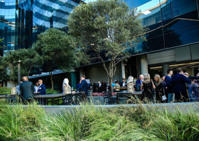 Outside shot of the gathering