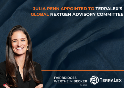 Fairbridges Wertheim Becker Director Appointed to TerraLex’s Global NextGen Advisory Committee